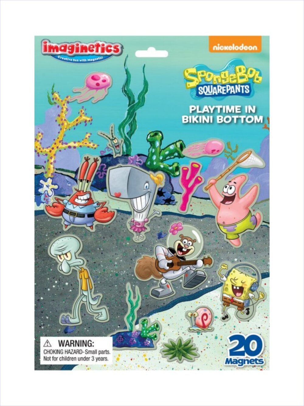 SpongeBob SquarePants Magnet Playset Playtime in Bikini Bottom New Sealed